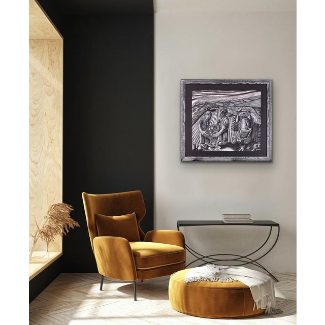 Julian Ruddock, Lost Hedgerows, Pastel Artwork, 1980s For Sale - Image 12 of 18