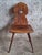 Brown Antique Alpine Peasant Chair with Cut-Out Heart, 1700s For Sale - Image 8 of 8