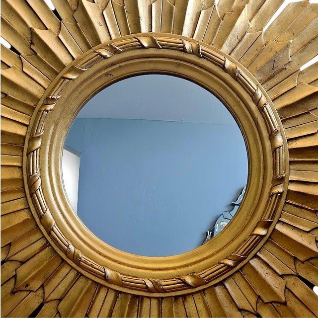 1980s Sunburst Mirror For Sale - Image 5 of 13