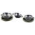 1930s Bauhaus-Inspired Tea Set in Glass by Wilhelm Wagenfeld for Jenaer Glas, 1930s, Set of 18 For Sale - Image 5 of 5