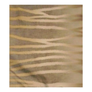 Vintage Sage Shibori Dyed Woven Fabric- 6 yards For Sale