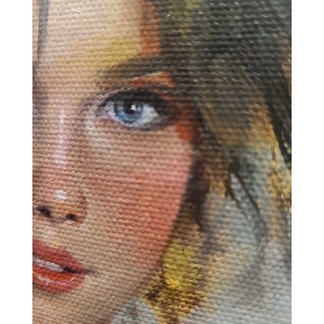 "Girl in Green and Maroon" 16"x20" Oil on Canvas Contemporary Realist by S. B. Sagulo (Shawn Sagulo) For Sale In Portland, OR - Image 6 of 10