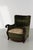 Danish Carved Lounge Chair in Green Velvet, 1920s For Sale - Image 4 of 18