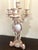 Ivory Rare, Royal Worcester Porcelain, Four-Light Candelabra, Dated 1892 For Sale - Image 8 of 12