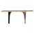 Andrew Console Table in Travertine Stone and Brass by Alex Turco For Sale - Image 10 of 10