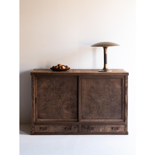 Japanese Antique Tansu Cabinet/ Wabi-Sabi / Taishō–Shōwa Period 1910-40s For Sale - Image 9 of 18