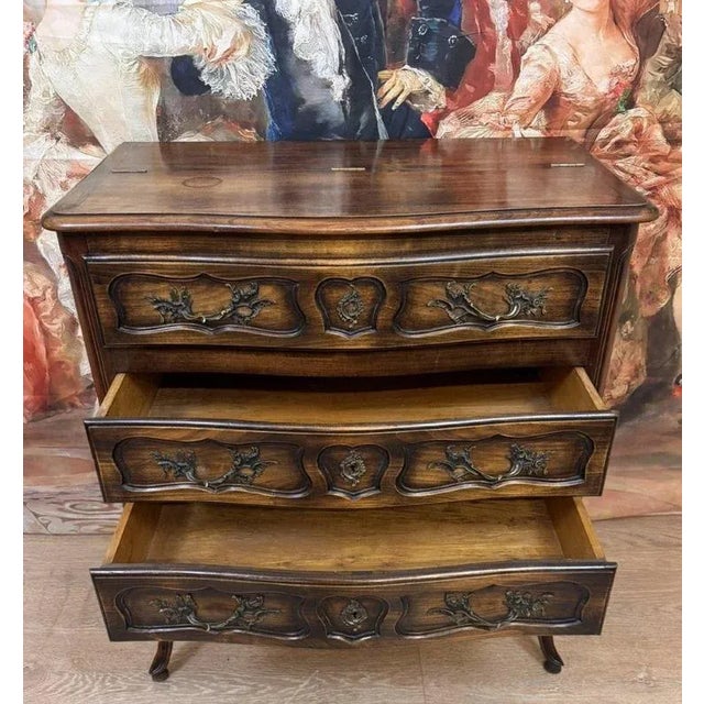 Louis XV Style Provencal Chest of Drawers For Sale - Image 8 of 10