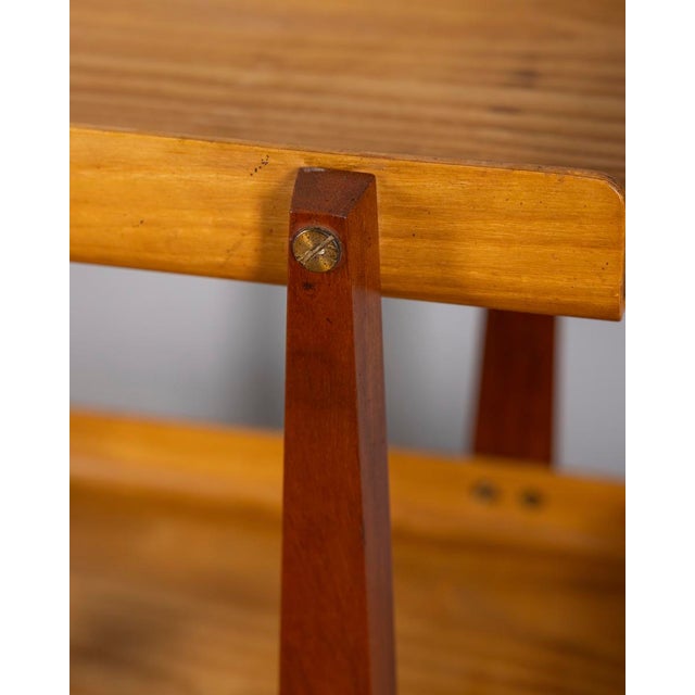 Brown Vintage Wooden Food Cart by Carlo Ratti, 1950s For Sale - Image 8 of 16