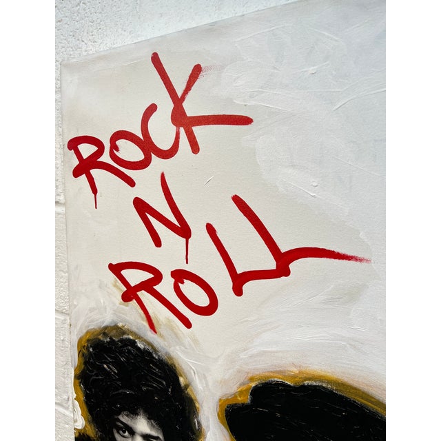 "Rock & Roll Legends No. 2" Mixed-Media Pop Art by Hulbert Waldroup For Sale - Image 11 of 16