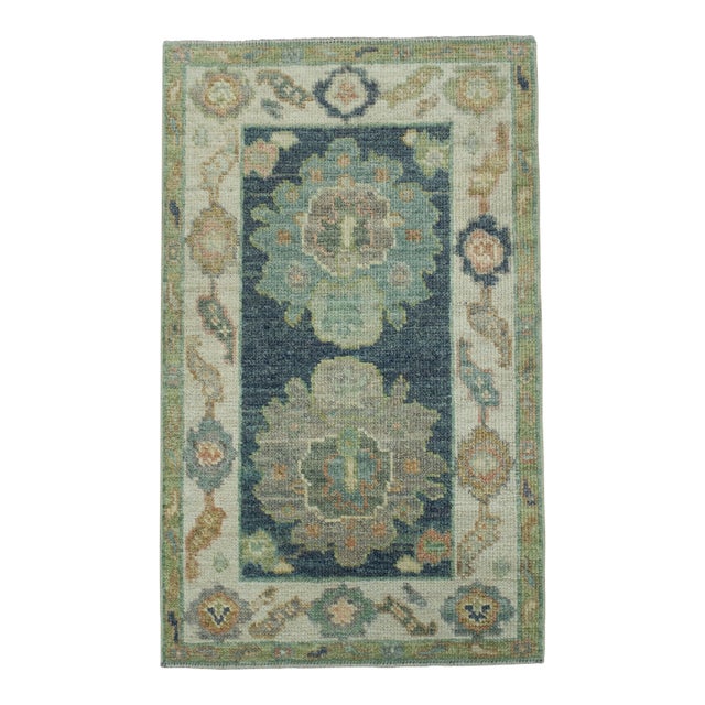 Turkish Oushak Rug 2' x 3'3" #17461 For Sale