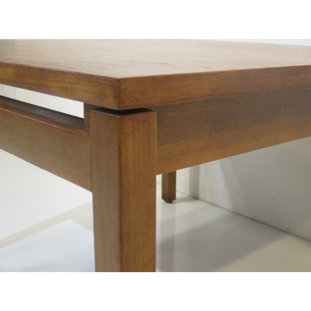 Wood Early Knoll Walnut Coffee Table by Lewis Butler For Sale - Image 7 of 11