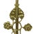 Art Nouveau Style Floral Table Lamp in Brass, 1950s For Sale - Image 13 of 16