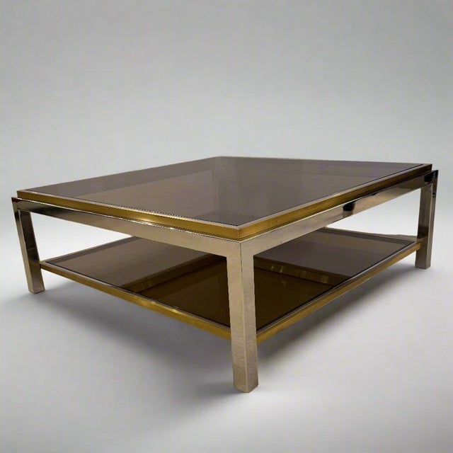 Transparent Late 20th Century Jean Charles Modern Coffee Table France For Sale - Image 8 of 8
