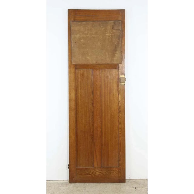 Antique Carved Oak Beveled Mirror Door Chairish