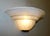 White 1970s Italian Milky White Uplight Sconces, a Pair For Sale - Image 8 of 9