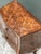 Brown Vintage Italian Trellis Burl Petite Commode For Sale - Image 8 of 11