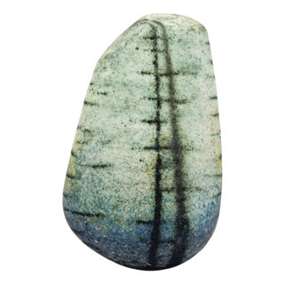 Modernist Grog Clay Ceramic Vase by Ágoston Simó For Sale