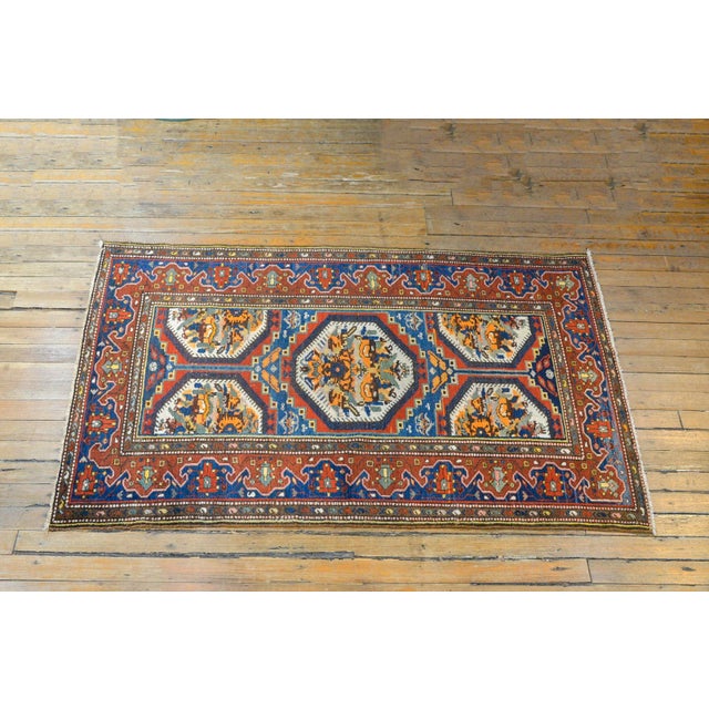 Early 20th Century Bakhtiari Rug For Sale - Image 9 of 10