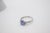 Metal Late 20th Century Tanzanite and Diamond Ring, Size 5.5 For Sale - Image 7 of 9