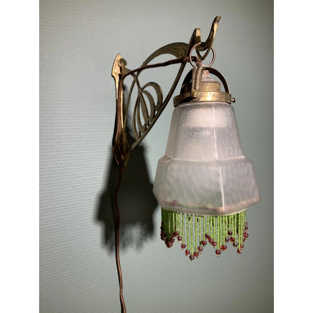 Art Nouveau Wall Light from DJSP For Sale - Image 3 of 10