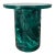 Resin Accent Table With Glass Top For Sale