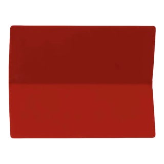 Large Charlotte Perriand 'Applique à Volet Pivotant Plié' Wall Light in Red For Sale