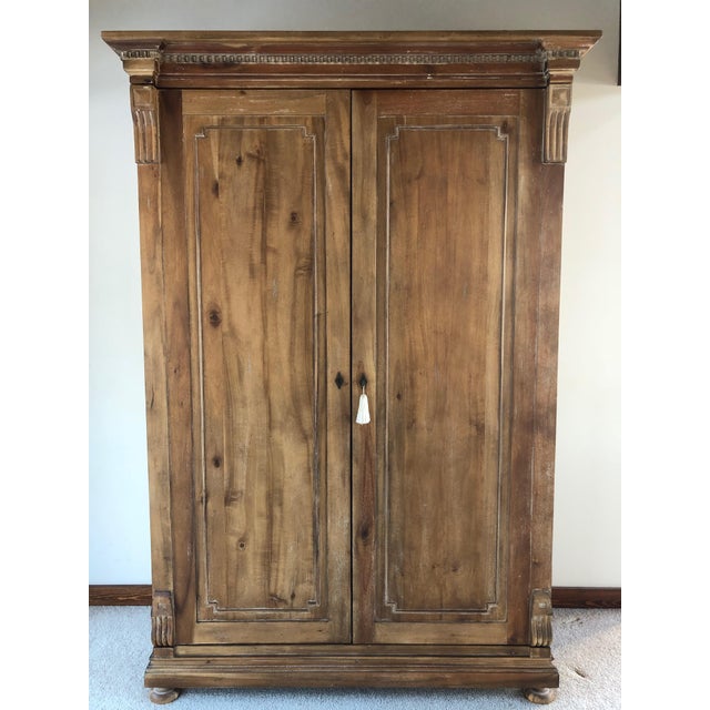 Traditional Restoration Hardware St James Armoire Chairish