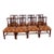 1980s 8 Elegant Baker Furniture Historic Charleston Collection Georgian Style Chairs For Sale
