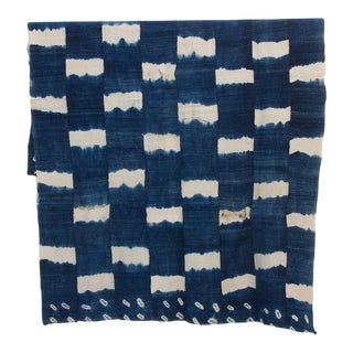 Caravan Trail Indigo Mud Cloth Throw For Sale