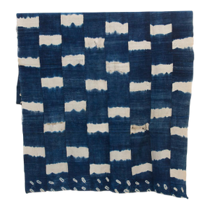Caravan Trail Indigo Mud Cloth Throw