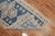 Mid 20th Century Vintage Denim Blue Geometric Turkish Runner - 2'4" x 11'10" For Sale - Image 5 of 9