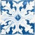 Contemporary Schumacher X Mary McDonald Azulejos Wallpaper in Azure For Sale - Image 3 of 6