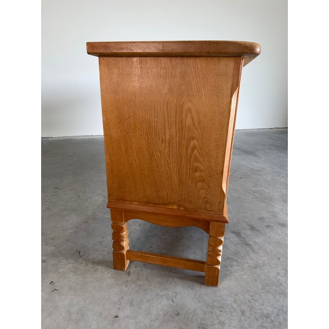 Mid Century Danish Oak Henning Kjaernulf Style Credenza For Sale In Tampa - Image 6 of 12