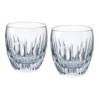 Baccarat Massena Crystal Tumblers, Pair For Sale