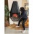 Mid-Century Modern era wall mounting electric fireplace complete with crackling logs. This charmer doesn’t just get by on...