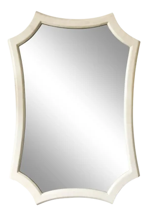 Maitland-Smith Sculptural Tessellated Stone Mirror