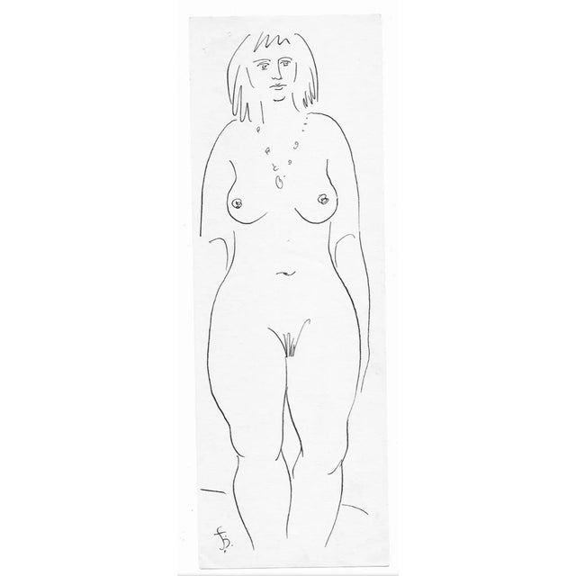 MCM female nude from the estate of Chicago artist James Frederic Bone (1929-2015) Bone was born in Brownsville, Texas and...