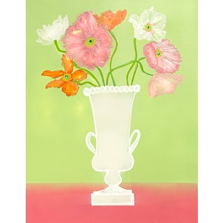 Summer Poppy Flowers No.2 Expressionism Painting For Sale