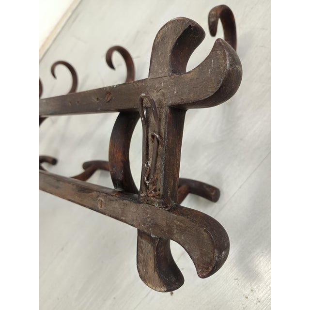 Wall-Mounted Coat Rack from Thonet, 1890s For Sale - Image 10 of 16