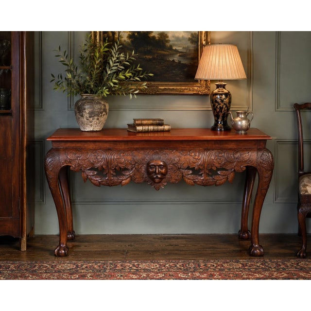 Irish george ii-style mahogany side table this irish george ii-style mahogany side table exemplifies early 20th-century...