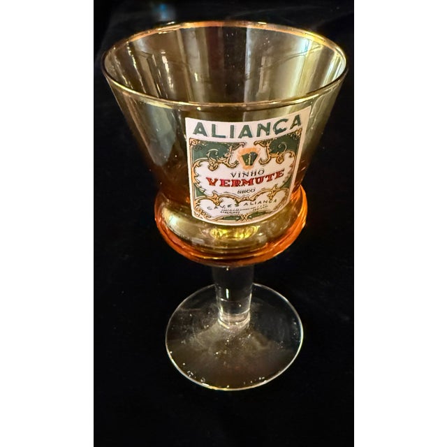 Mid-Century Modern Vintage Cocktail Liqueur Glasses - Set of 4 For Sale - Image 3 of 12