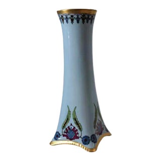 Early 20th Century Art Deco Heinrich H&c Selb Bavaria Vase Signed m.a.l. 2431 Hand Painted Antique For Sale