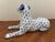 Herend Vintage Andrea by Sadek Herend Style Fishnet, Blue and White Dog Figurine For Sale - Image 4 of 7