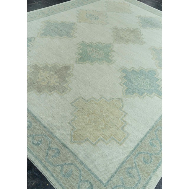Gray Turkish Oushak Rug 8'3" x 10'3" #19311 For Sale - Image 8 of 8