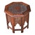 Anglo-Indian side table, circa 1890, detachable, octagonal in shape, and crafted from mahogany. The tabletop features an...
