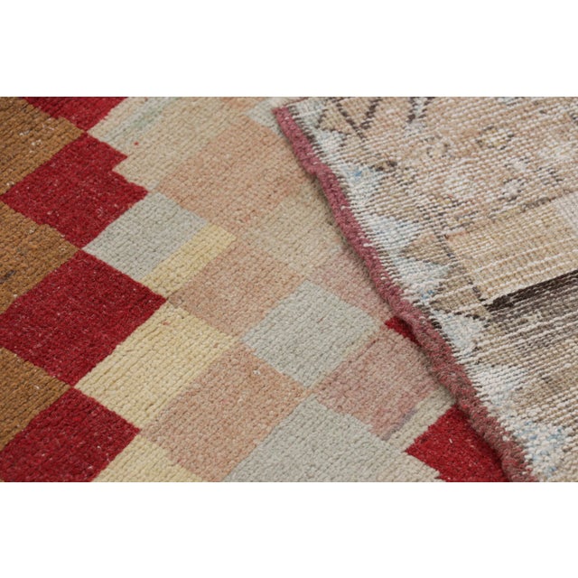 Textile Vintage Zeki Müren Runner Rug With Polychromatic Patterns, From Rug & Kilim For Sale - Image 7 of 7