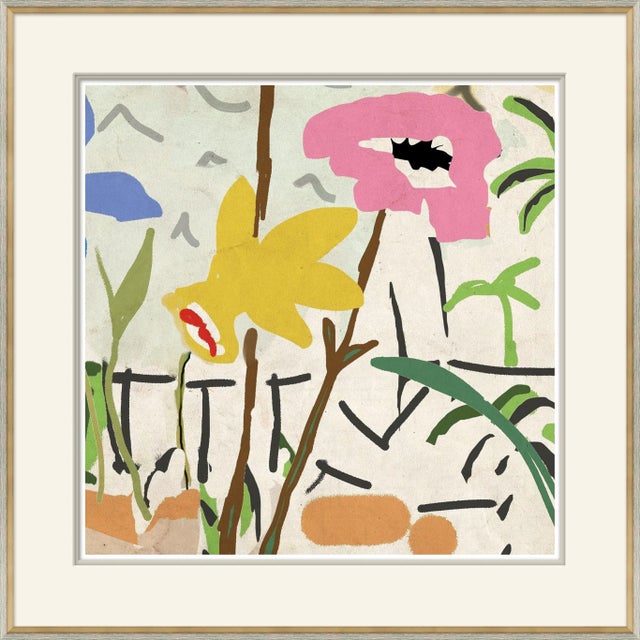 Contemporary Posey Framed Art Print by Dana Gibson For Sale - Image 3 of 3
