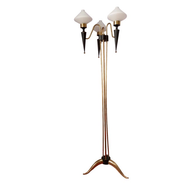 Vintage Floor Lamp from Maison Arlus, France, 1960s For Sale - Image 15 of 18