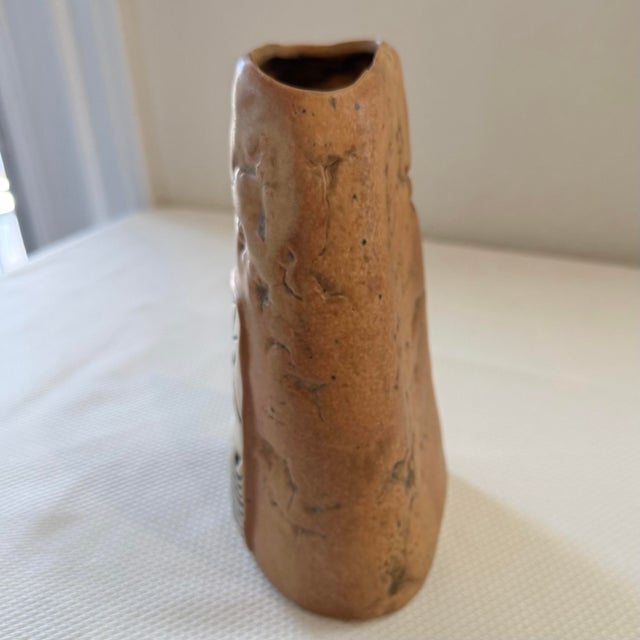 Organic Chinese/Taiwanese Studio-Style Pottery Vase For Sale - Image 12 of 12