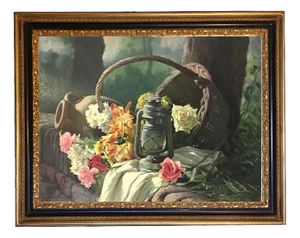 Francesco Giugliano, Hyper-Realistic Lantern, 2011, Oil on Canvas, Framed